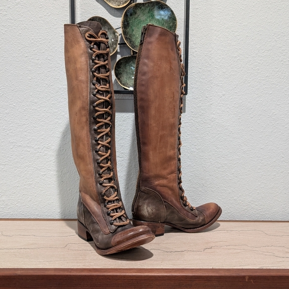 NEW FreeBird ARLO Lace Up Knee High Boots size 7 - Picture 16 of 16